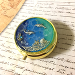 海の小物入れ~イルカ~丸型