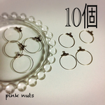 【再販】カン付きフープピアス