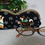 柴犬柄眼鏡ケース