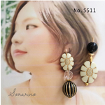 No.S511 お花✾︎アシンメトリーピアス