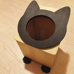 O様専用☆ネコのゴミ箱色替え＋ボーダーコリースマホスタンド