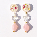 NO.0048▼再販なし▼アリッサムレジンピアス、イヤリング