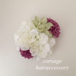  《再再販》124 コサージュ/ヘアアクセサリー