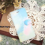 機種各種対応★ほわほわしゃぼん色手帳型スマホケース/iPhoneSE/iPhone8/iPhone11ProMax/iPhoneXS/iPhone11/iPhone11Pro/iPhoneXR