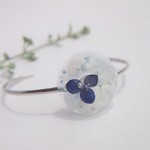 紫陽花・ボタニカルビジューのバングル