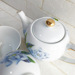 青薔薇の茶器セット