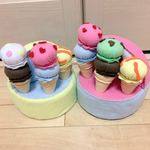 フェルトアイスクリーム