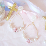 お嬢様のプチローズ♡ピアスorイヤリング