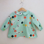 95cm USAコットン丸襟プルオーバー