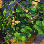 "Brass Bee" Code necklace 約50cm