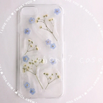 かすみ草 わすれな草iPhone8ケース