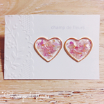 Statice*金箔 ピアス