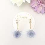 ゆらゆらお花ピアス