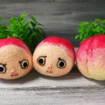羊毛フェルトのももじん Mサイズ