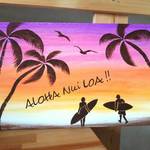 guest-78a12fde様専用 ハワイアンインテリアボード ALOHA NUI LOA！