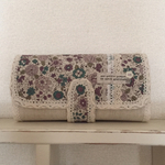 ✴︎送料込✴︎たくさん入る長財布 紫小花 YUWA✴︎