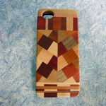 sima85様のオーダー品　和の心　寄木細工と木のぬくもりスマホケース