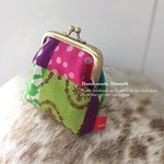 Hinoa88☆がま口👛パッチワーク 財布 小物入れ 