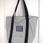 ＜送料込＞zipper tote bag / stripe 