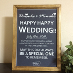 Happy Wedding_オリジナルサインポスター