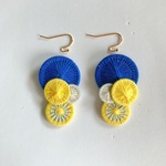 オシャレさんのピアス♡糸ボタン