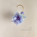 紫陽花のイヤーフック