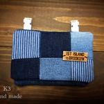 移動ポーチ デニム69 パッチ 移動ポケット  革タグ