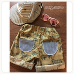 きつねさんのハーフパンツ♡デニムポッケ付き