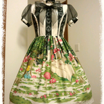 †GothicAliceDress†３点セット★ゴスロリ☆新品★送込