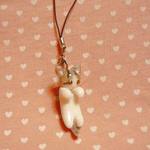 オーダーのお品○つまみにゃんこのストラップ