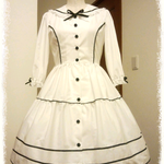 ★セーラーリボンドレス★新品★ゴスロリ★ロリィタ★送込