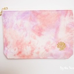 手染め　mini ポーチ　"Coral Shell"