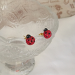 再販 てんとう虫のピアス