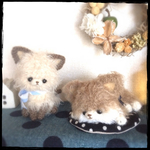 オーダー品＊お昼寝ちゃんと白ふわさん