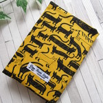 ＜ｓａｌｅ＞ブックカバー（猫フェス・イエロー）