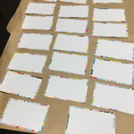 かわいいメッセージカード①⑥