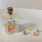 ミニチュア 瓶入りキャンディー