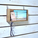 シンプルなレターラック（茶）