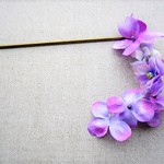 ぼかし紫陽花のかんざし