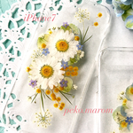 ブーケ♡季節限定 押し花iPhoneケース