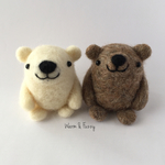【受注制作】ぽってりクマさん