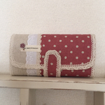 reijyuさま専用です。✴︎送料込✴︎たくさん入る長財布 チェリーピンク 水玉✴︎