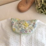 ふわもち８重ガーゼ汗取りパット*greenyellow小鳥と夢のなかへ*再販