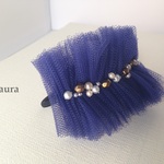 【再販】ヘアゴム　星空　