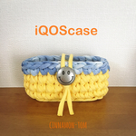 ⁂new⁂ ポーチ/アイコスケース yellow×タイダイblue ⁂