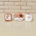 コロンハウス＊カフェ風ミニハウス カフェメニューボード ドット柄 おうちオブジェ お家オブジェ