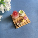 かき氷と和菓子