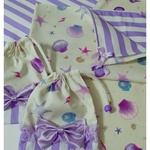 🐚シェル🐚貝殻🐚ランチョンマットset🐚巾着🐚60×40