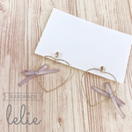 【送料無料】ハート×リボン【ピアス/イヤリング】