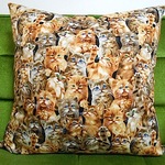 【sale】猫ぎっしり　クッションカバー　